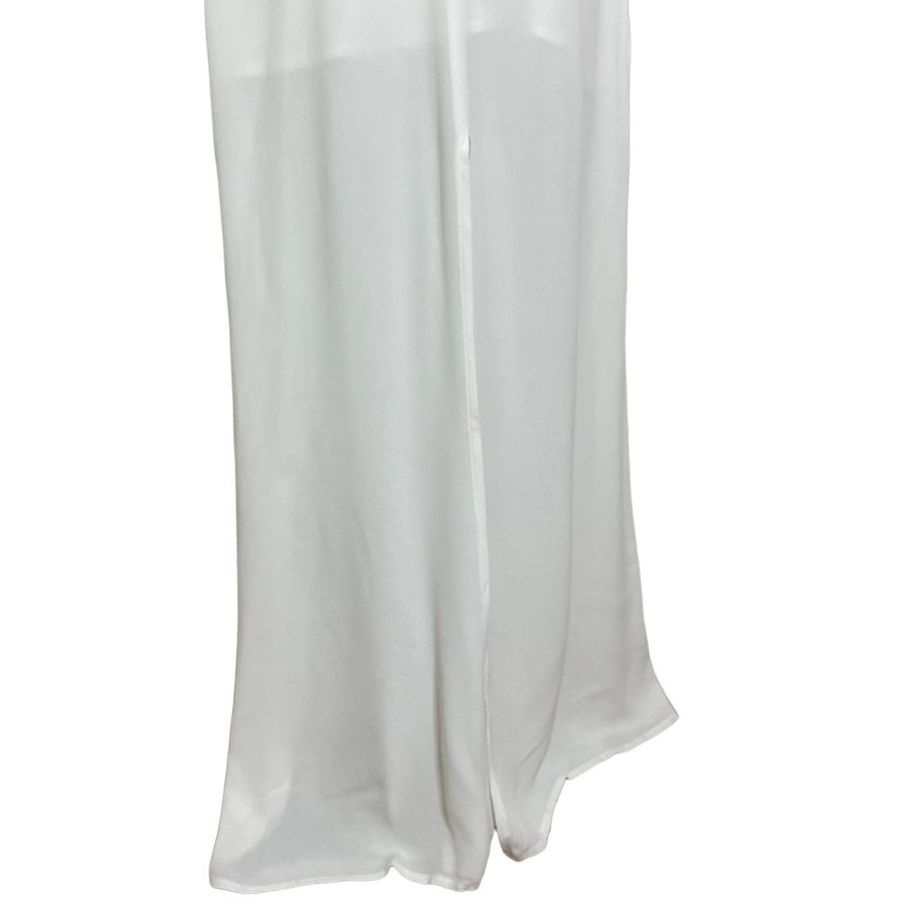 Lovers and Friends Harper Dress White Maxi Front Slit Lace Size Small Sz S New - Picture 5 of 14